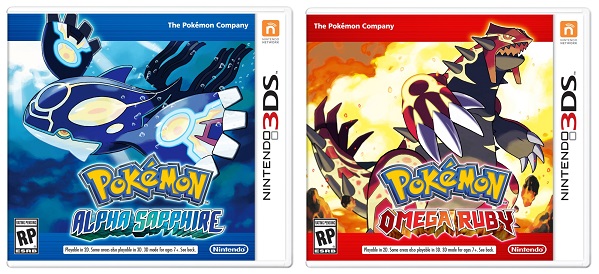 Nintendo Pokemon Alpha Sapphire Omega Ruby are full remakes